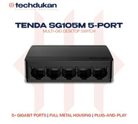 Tenda SG105M 5-Port Gigabit Desktop Switch