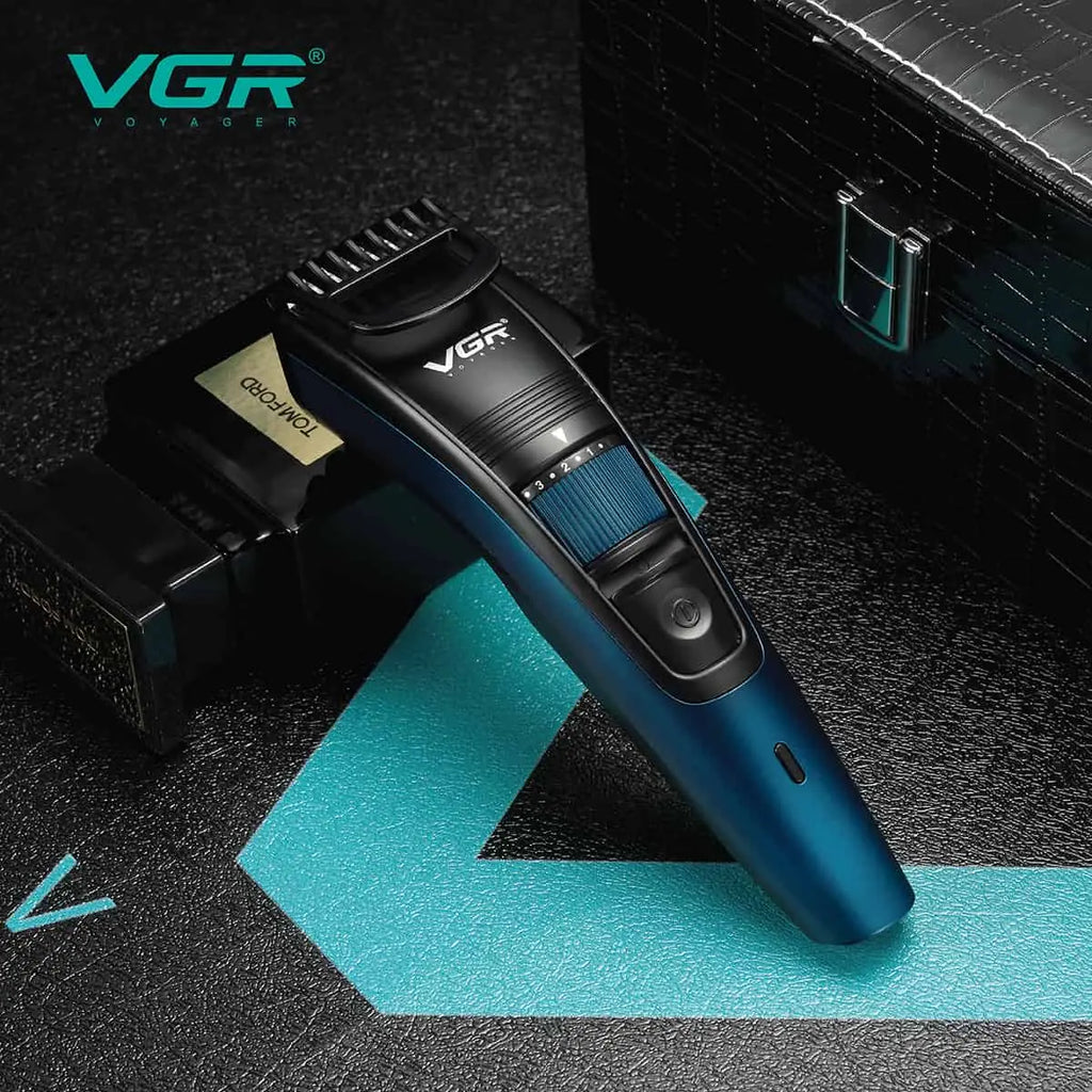 VGR V-052 Professional Beard Trimmer For Men (Blue) — Image 5 — VGR