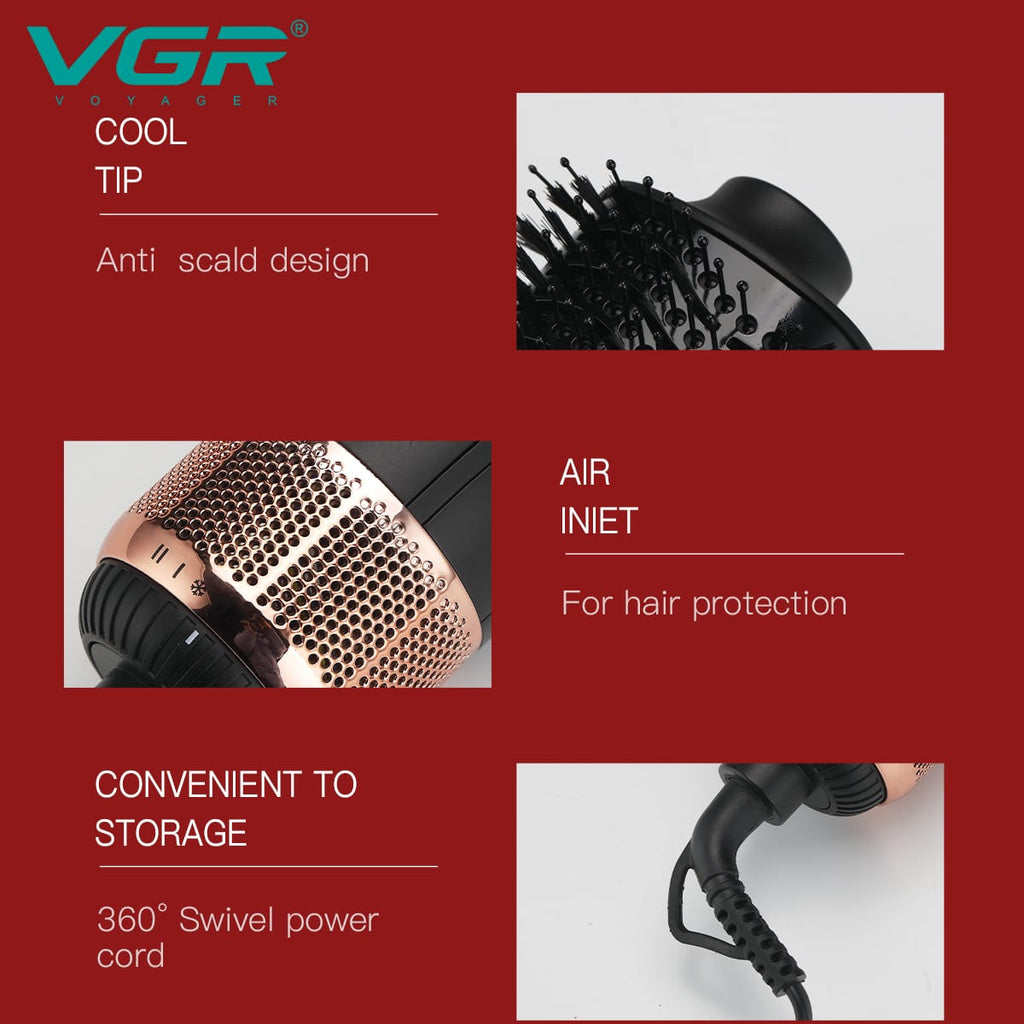 VGR V-492 Professional Hot Air Brush for Women — Image 6 — VGR