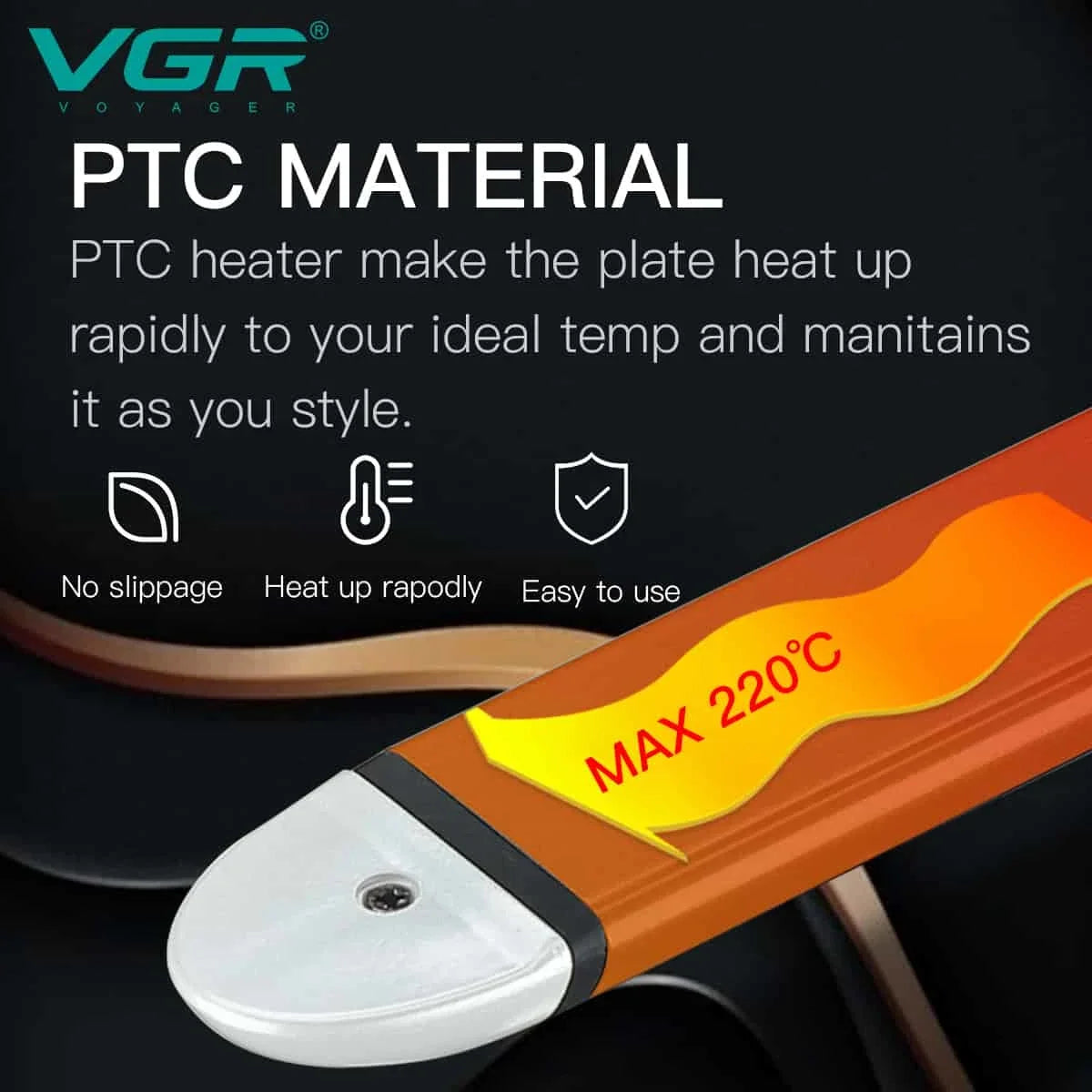 VGR V-558 Professional 2-in-1 Hair Straightener and Curler — Image 5 — VGR