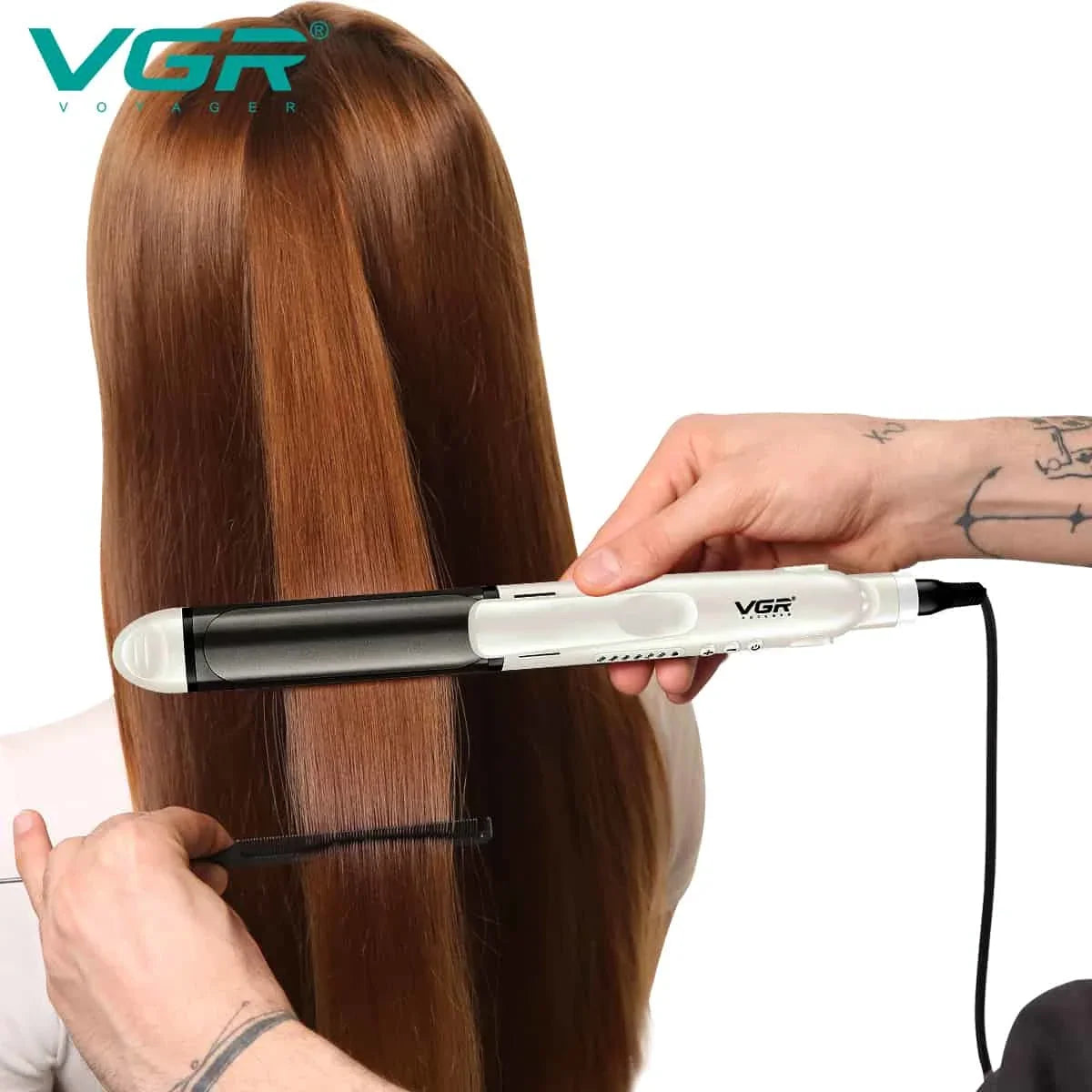 VGR V-558 Professional 2-in-1 Hair Straightener and Curler — Image 3 — VGR