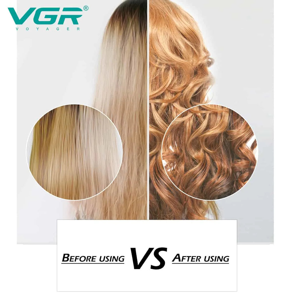 VGR V-583 Professional Automatic Hair Curler For Women (Green) — Image 4 — VGR