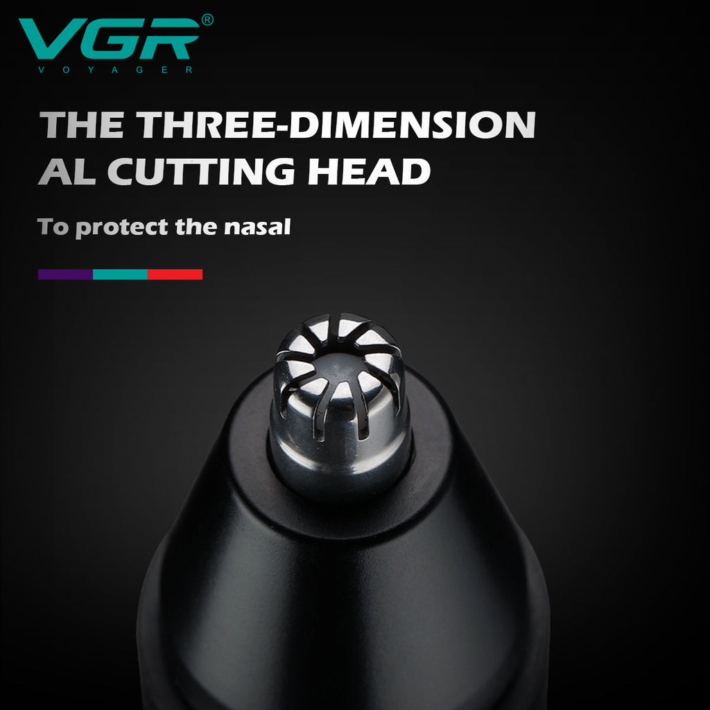 VGR V-613 Ear, Nose & Eyebrow Trimmer Professional USB Rechargeable Nose Trimmer.