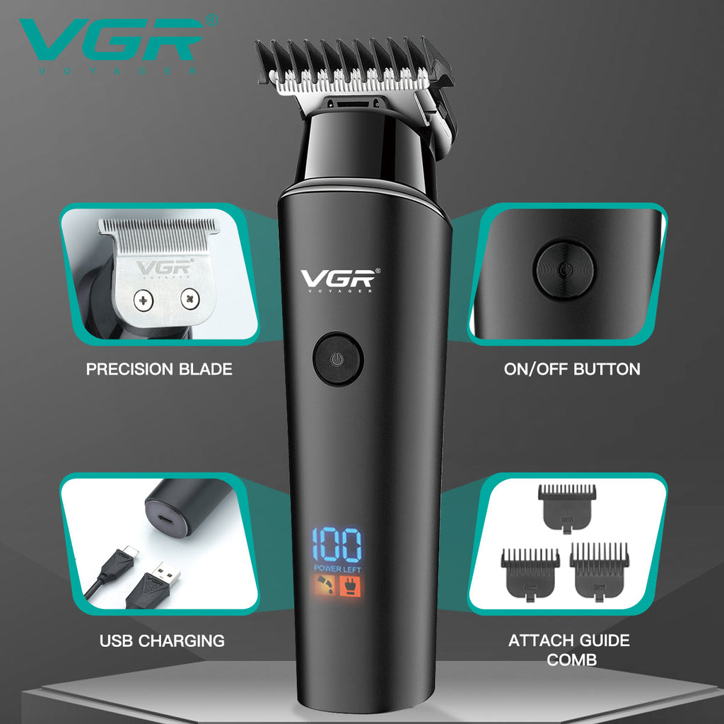 VGR V-937 Professional Cordless Rechargeable Hair Trimmer — Image 6 — VGR