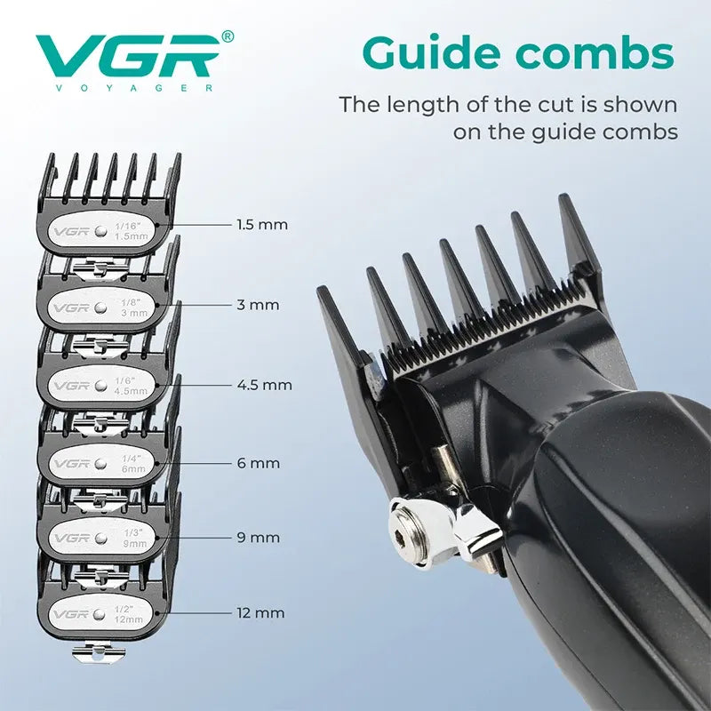 VGR V-662 Metal Barber Hair Cutting Professional Machine