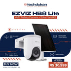 EZVIZ HB8 Lite 4MP Battery Camera + Solar Panel Kit