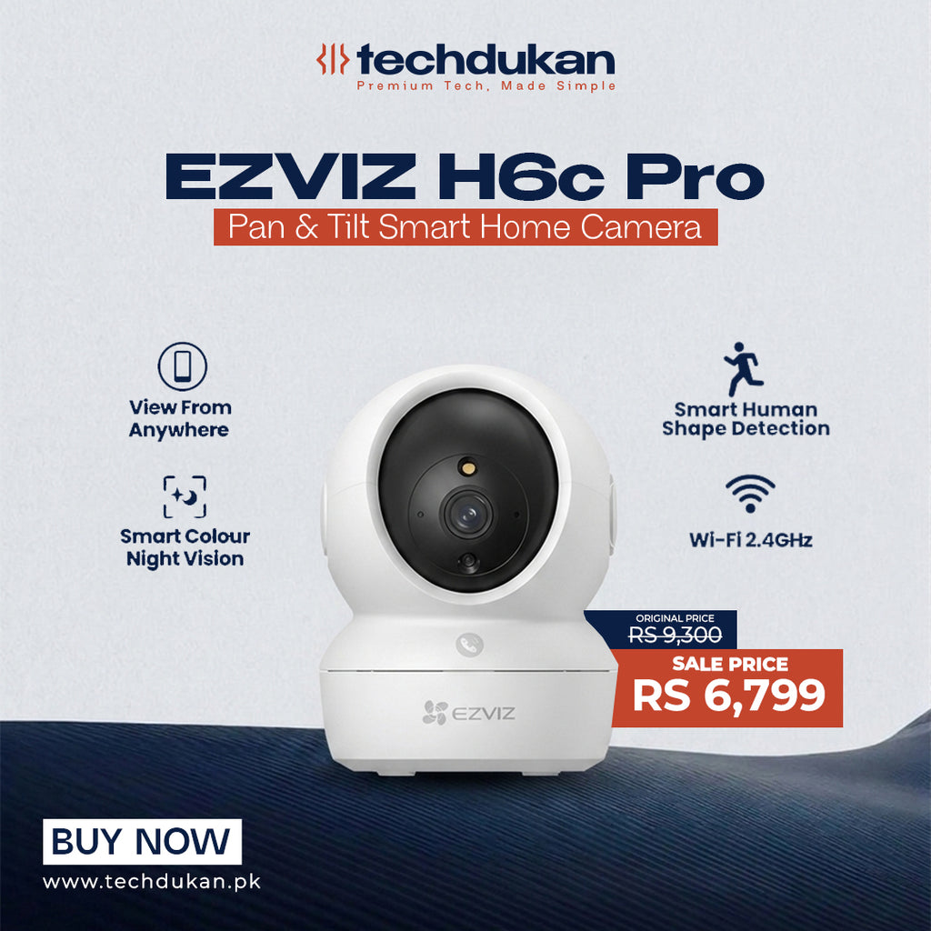 EZVIZ H6c Pro Pan & Tilt Smart Home Camera