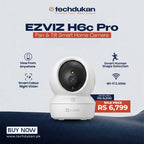 EZVIZ H6c Pro Pan & Tilt Smart Home Camera