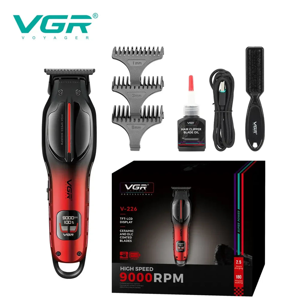 VGR V-226 Salon Series Professional Cordless Hair Trimmer