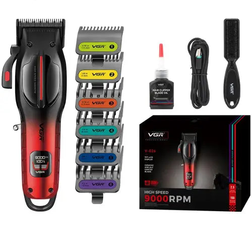 VGR V-026 Professional Cord/Cordless Hair Clipper for Men's — Image 2 — VGR