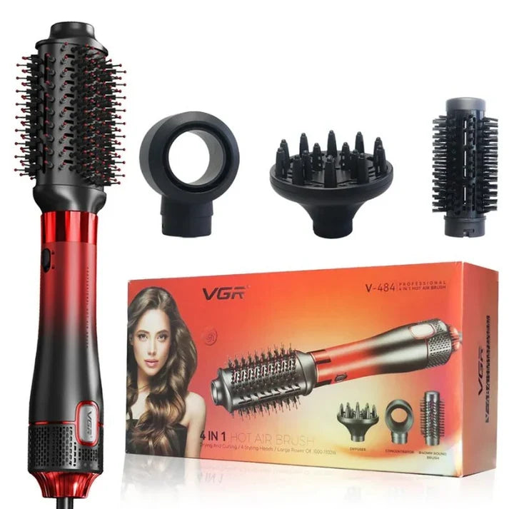 VGR V-484 4-in-1 Professional Hot Air Styler & Hair Dryer Brush