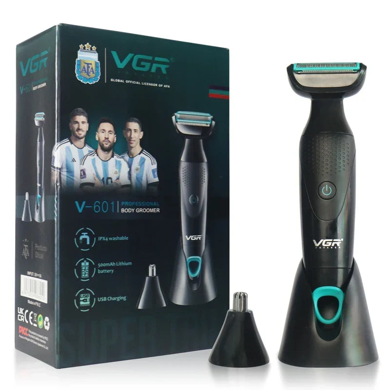 VGR V-601 Professional 2-in-1 Body Groomer for Men