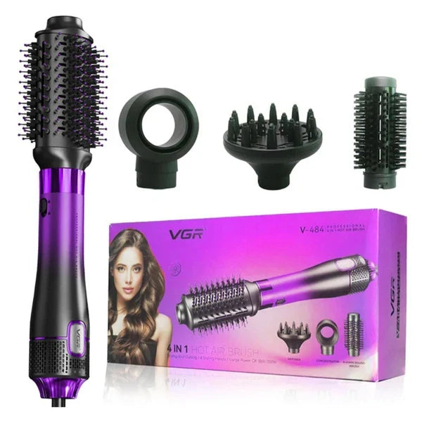 VGR V-484 4-in-1 Professional Hot Air Styler & Hair Dryer Brush