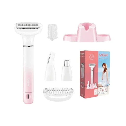 VGR V-611 Professional 3-in-1 Lady Shaver Set (Pink)